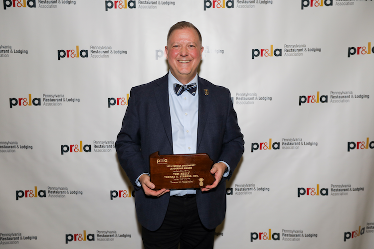 Tom Neely at PRLA 2025 Awards